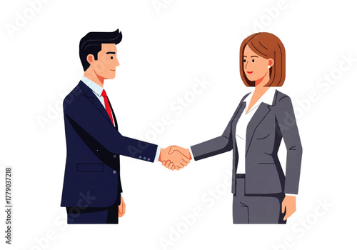 Handshake: A visual of business collaboration, this image captures the essence of partnership and agreement. A handshake seals a deal, representing trust and mutual respect between professionals. 