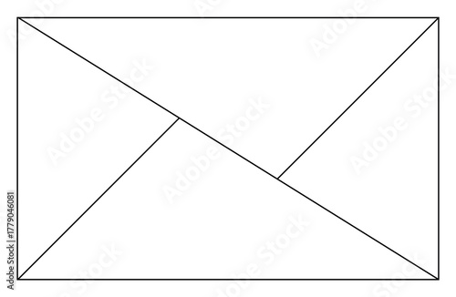Asymmetry Photography composition rules colorful frame design template.