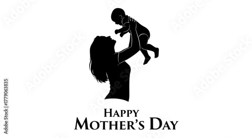 Mother's day mother and baby