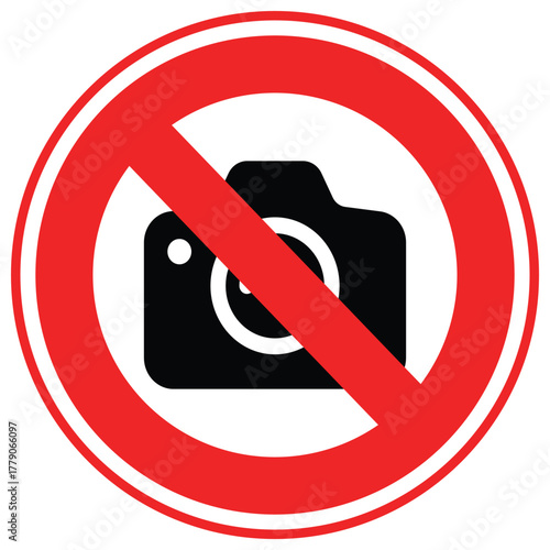 No Camera Vector icon which can easily modify or edit