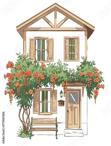 빈티지스타일 2층집