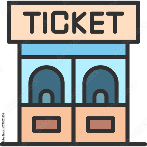 Ticket Office Icon