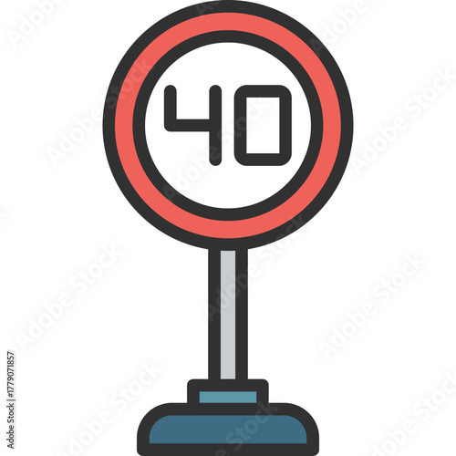 Speed Limit Icon