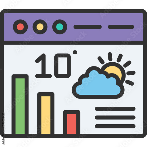 Forecast Analytics Icon