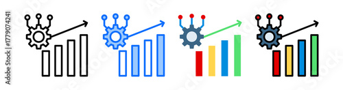 Advanced Technology Icon Collection Set Multiple Style