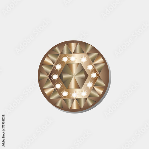 gold ring with diamonds