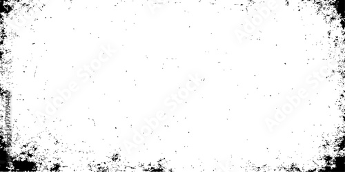 Abstract vintage grunge texture background frame with ink splash design