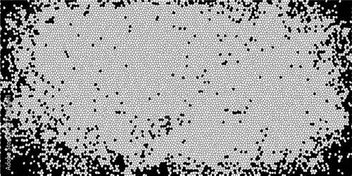 Abstract black and white grunge texture background with white water drops and light