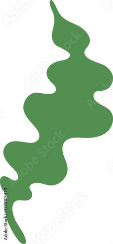 simple wavy leaf