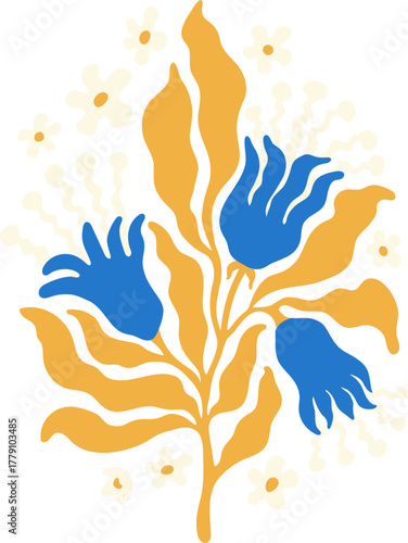 abstract flower bouquet