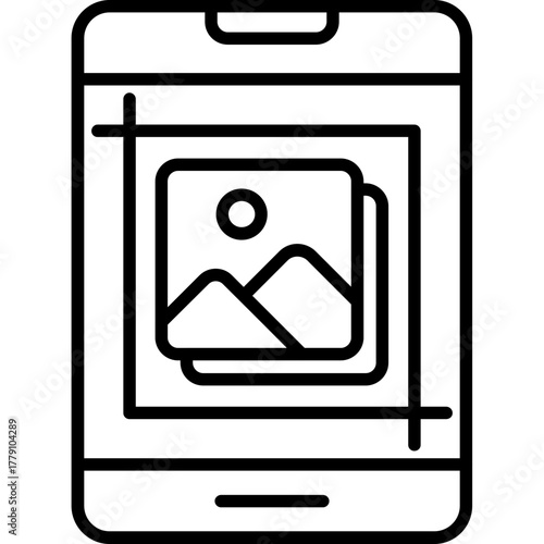 Image Crop Icon