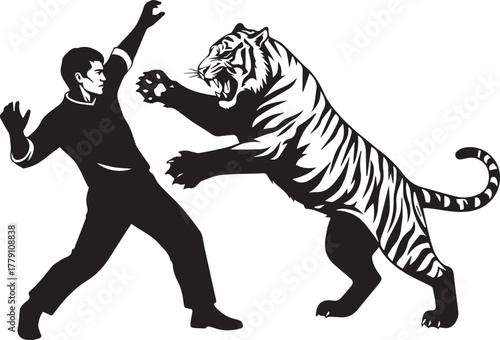 Kneeling man in silhouette with hands clasped exhibits devotion and solitude transparent