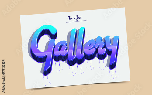 Hand Drawing Lettering Style Text Effect Editable
