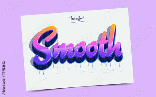 Hand Drawing Lettering Style Text Effect Editable
