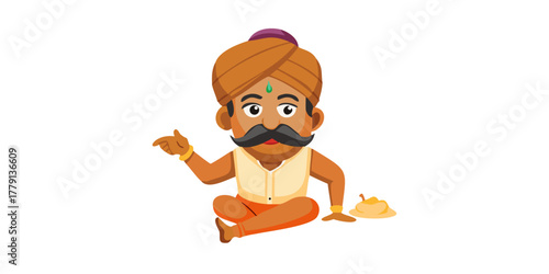 Indian man cartoon character. moral stories for the best cartoon character.
