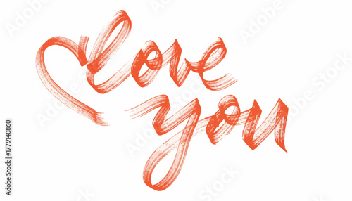 Love You Heart Express Your Affection with this Romantic Design