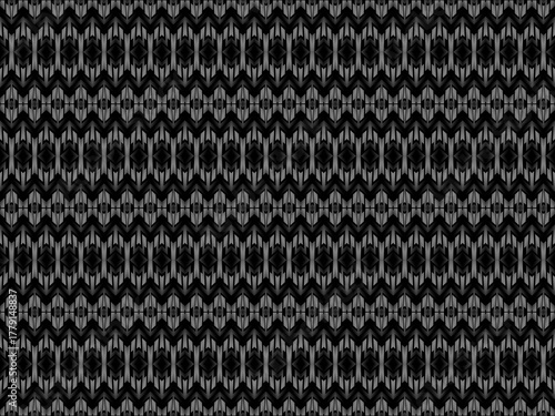Black metal texture steel background. Perforated metal sheet.	

