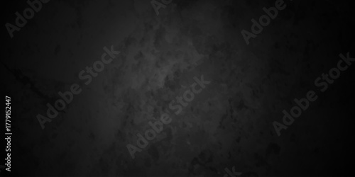 Black grunge old blackboard rough design. stone concrete texture grunge backdrop background anthracite panorama. Elegant illustration vintage black wall.