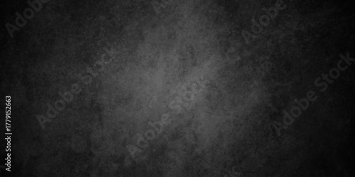 Black grunge old blackboard rough design. stone concrete texture grunge backdrop background anthracite panorama. Elegant illustration vintage black wall.