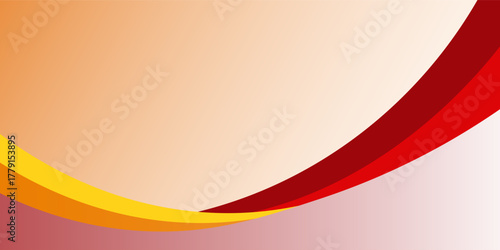 Abstract red and yellow background. Design for poster, template on web, backdrop, banner, brochure, website, flyer, landing page, presentation, certificate, and webinar