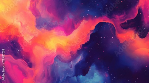 background, Big data in abstract style