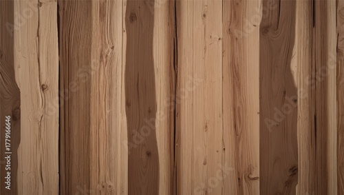 Wood wall background. Natural wood texture. Wooden plank wall background with natural grain.