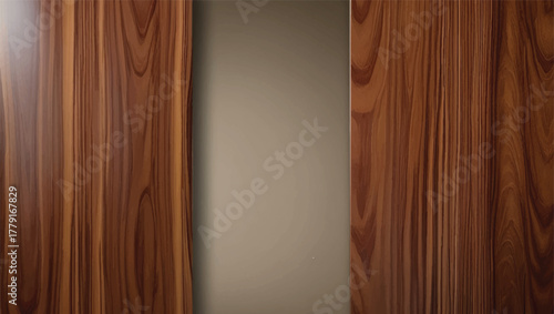 Wood wall background. Natural wood texture. Wooden plank wall background with natural grain.