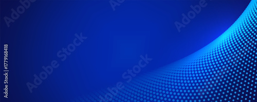 Premium background design with blue dot pattern (texture) in luxurious colors. Abstract horizontal vector template for business banners, formal backgrounds,eps10