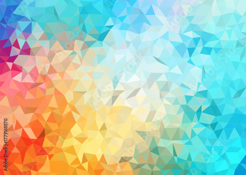 Abstract Geometric Colorful Background for Design and Presentations