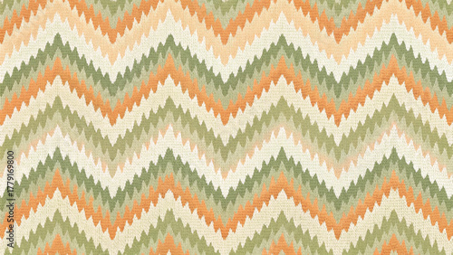 A seamless zigzag chevron pattern with gradient colors pastel color variations Background 