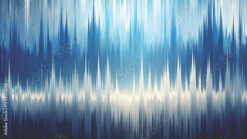 Abstract fabric pattern, vertical gradient stripes icy white to soft sky blue to deep navy Background 