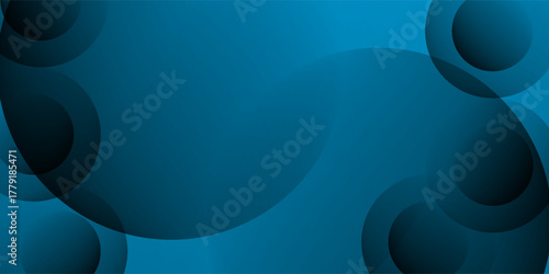 Abstract glowing circle lines on dark blue background. Geometric stripe line art design futuristic