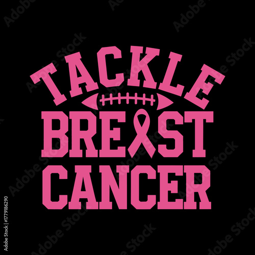Breast Cancer Awareness Football Design