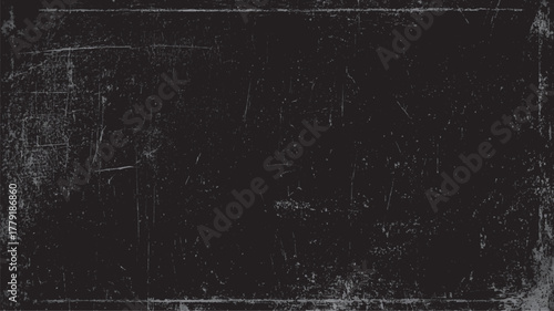 Dark grey textured background with subtle scratches and distressed grunge effect vector