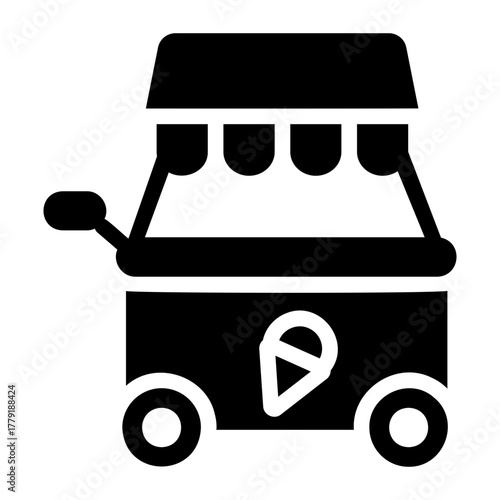 street food Solid icon