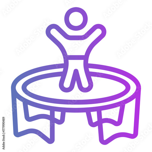 trampoline Gradient icon