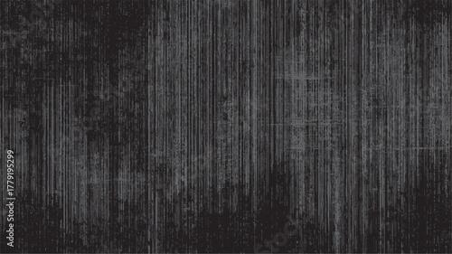 Dark textured background with vertical grey lines and distressed grunge effect abstract black