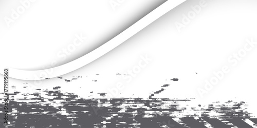 Glowing polished silver wave metal wall, abstract texture background