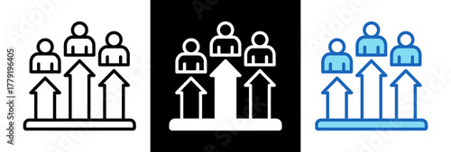 Polling whiteblack icon