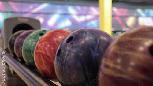 bowling ball and pins