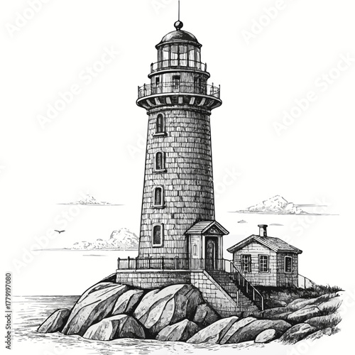 lighthouse on the coast