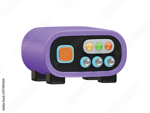 audio box icon 3d illustration render