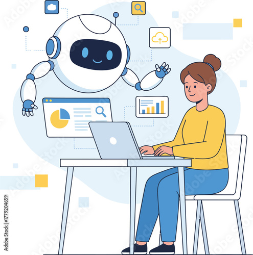 man working on computer