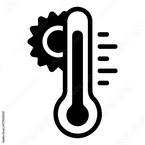 thermometer Solid icon