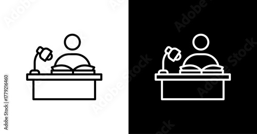 Independent Study  White Icon Set Design
