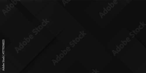 Dark deep black dynamic abstract vector background with diagonal lines. Modern creative halftone premium gradient.