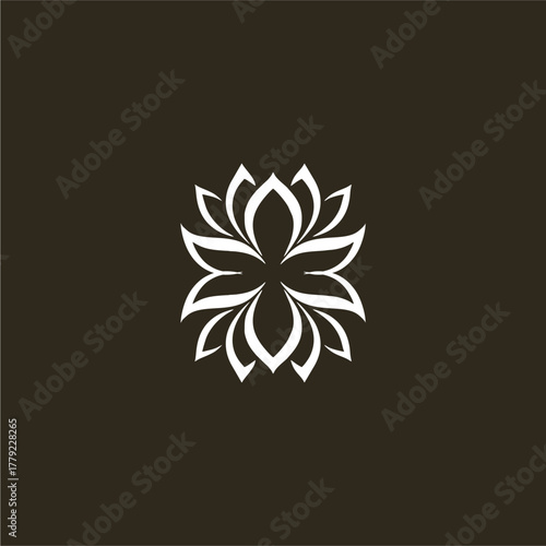 monogram logo vector