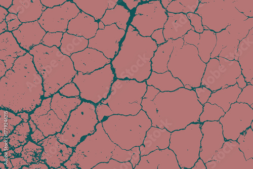 Cracked texture vector illustration. Wall crack black silhouettes, earthquake effect. crack concrete white wall or Cement wall background, crack white wall texture. Eps 10