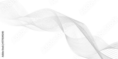 abstract luxury and curved geometric frequency sound wave lines and line technology, Digital various curved frequency track equalizer. Suitable for technology, digital data, network communication,