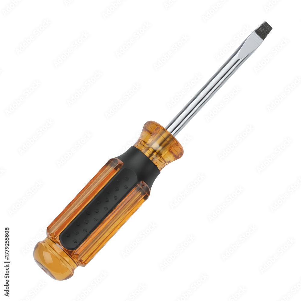 Fototapeta premium screwdriver isolated on white